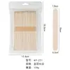 Palitos para Depilação com Cera 150mm, 50 Peças em um Saco, Palitos Descartáveis para Depilação, Palitos de Cera de Abelha, Palitos para Depilação com Cera Terapia de Cera