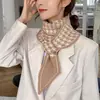 Novo Estilo Cachecol de Tricô Versátil Feminino Outono e Inverno Versão Coreana Bloqueio de Cores Versátil Protetor de Pescoço Quente de Inverno Preguiçoso Tendência