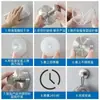 Gancho de ventosa de vacío de acero inoxidable transfronterizo, gancho individual sin rastro para cocina y baño, gancho de pared sin taladro, gancho adhesivo en stock