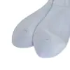 Novedad Primavera y Verano 2026 Estilo Japonés Simple Calcetines de Pantorrilla Blanco y Negro Gris para Mujer Verano Delgados Algodón de Secado Rápido