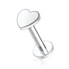 Aretes de Aleación de Titanio G23 Luna Estrella Labio Uña Corazón Rayo Cruz Hueso de la Oreja Uña de Uña Joyería para Piercing