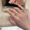 Anéis Florais Elegantes Estilo Socialite, Empilháveis, Frescos e Modernos, Versáteis, Delicados e Estilosos, Alto Valor Estético, Anel de Dedo Indicador Aberto