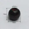En stock 14mm cuentas redondas de madera de arce de colores para manualidades, cuentas sueltas, accesorios para ropa, fabricante de artesanías de madera, suministro directo