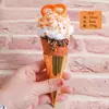 Soporte de Exhibición para Bebé Leche Caliente Modelo Soporte para Cono de Helado Soporte de Cono Puesto de Comerciante Hotel Snack Transparente
