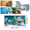 Tarjetas de Felicitación Navideñas Populares Transfronterizas Multiserie Hechas a Mano con Diamantes Juego de 9 Piezas con Sobres Pegatina de Diamante Dibujos Animados Juego de 6 Piezas