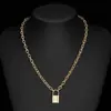 Joyería Transfronteriza Europea y Americana, Collares Punk Personalizados, Suéteres, Cadenas para Hombres y Mujeres, Discotecas, Elegantes Collares de Candado