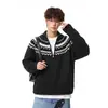 Nuevo Suéter de Punto Artístico Estilo Europeo para Hombre Otoño/Invierno 2026, Suéter con Cremallera Jacquard Vintage de Diseño Nicho