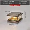 Lámpara Solar de Pilar de Cobre Estilo Europeo para Villa, Impermeable para Valla de Patio, Lámpara LED de Pilar para Puerta Eléctrica