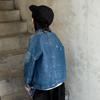 Roupa Infantil Meninos Primavera e Outono Jaqueta Jeans 2025 Nova Roupa de Primavera Infantil Meninos Legal Bonito Primavera Top Fino