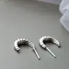 Nafuge Joyería de Plata al por Mayor Pendientes de Plata Casuales Pendientes para Mujer de Moda y los Más Fáciles de Combinar Pendientes de Plata de Ley 925