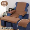Juego de Cuatro Piezas de Toalla para Sofá y Tina de Pies Ultrasónica, Sábana para Silla de Masaje de Manicura Antideslizante, Funda de Cojín para Sofá de Spa para Pies, Letrero Gratuito