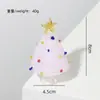 Árbol de Navidad degradado hecho a mano en Zibo regalo de cumpleaños adorno de artesanía en vidrio decoración de Navidad al por mayor