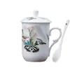 Caneca de Escritório Feminina Caneca de Chá de Cerâmica Jingdezhen Caneca de Leite Caneca de Café Caneca de Água Caneca Pode Ser Impressa com Logo Nome