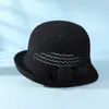 Primavera e Verão Novo Elegante Pequeno Cartola Moda Combina com Tudo Chapéu de Tricô com Estilo Western Chapéu de Sol para Mãe Chapéu de Pescador