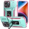 Adequado para iPhone 16Pro Max Capa Magnética para Celular com Janela Deslizante Apple 11 Harvester Capa Protetora Anti-Queda