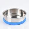 Bacia de comida de cachorro antiderrapante de aço inoxidável para animais de estimação, bacia de água para gatos, tigela pequena para cachorro, lanches, tigela de arroz antiderrapante, suprimentos para animais de estimação ##