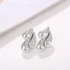 Pendientes Acrílicos Europeos y Americanos Transfronterizos con Forma de Gota, Pendientes Personalizados Sencillos de Colores Caramelo, Pendientes de Moda Dopamina para Primavera y Verano