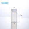 Frasco de reactivo de boca ancha de PP resistente a altas temperaturas 1000 ml Frasco de muestreo de laboratorio Frasco dispensador de químicos Frasco para líquidos Tapa de rosca de PP