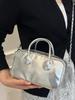 2025 Verano Nueva Moda de Alto Valor Bolso de Béisbol de Mano Bolso de Hombro Simple para Mujer Trendy Casual Nicho Bolso de Mujer