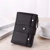 Billetera de fábrica al por mayor para mujer, monedero corto, nuevo estilo japonés y coreano, pequeño y fresco, multifunción, tarjetero con hebilla, billetera para mujer