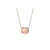 Colar de prata de lei S925 para Mulheres Novo estilo design de nicho cintura fina pingente geométrico de diamante de alta qualidade Xadrez para corrente da clavícula feminina