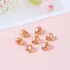 Cuentas de Cristal de Fresa con Agujero Horizontal de 8 mm, Cuentas Sueltas de Cristal de Cristal, Accesorios para Joyería de Pulsera y Collar de Bricolaje, Cuentas Espaciadoras, Venta al por Mayor