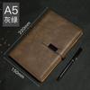 Caderno de Negócios com Fivela, Capa Espessa em Couro Sintético, Diário B5, Material de Escritório, Bloco de Notas A5, Planejador, Diário
