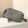 2025 Nuevo Bolso de Hombro Casual de Cuero de Vaca de Primera Capa para Mujer, Bolso Cuadrado Pequeño Elegante y Sencillo, Bolso Cruzado Versátil, Moderno