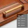 Maçaneta de Gaveta e Porta de Armário em Bronze Amarelo Nova Maçaneta de Porta Estilo Chinês Moderno Armário Guarda-roupa Bronze Antigo Vestida Moderna Simples