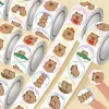 500 pegatinas de recompensa de capibara, pegatinas decorativas transfronterizas para refrigeradores, coches, tazas de agua y materiales de scrapbooking, al por mayor