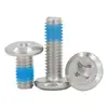 Tornillos de cabeza avellanada Phillips de acero inoxidable 304, azul semiadhesivos, pernos de cabeza avellanada Phillips para muebles, m3, m4, m5, m6, m8