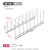 Estante Escurridor de Acero Inoxidable para Almacenamiento de Platos en Encimera Estante de Almacenamiento para Platos de Cocina Estante para Secar Platos Estante de Almacenamiento para Tazones y Platos