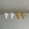Pendientes de Tachuela Metálicos con Zirconia de Fuegos Artificiales Tridimensionales de Alta Resistencia para Mujer, Estilo Francés Texturizados de Moda Tendencia Versátiles para el Día a Día