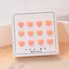Pendientes Súper Brillantes Corazón de Melocotón Mariposa Copo de Nieve Flor de Ciruelo 2025 Pendientes Nuevos Pendientes de Celebridad de Internet Fabricante Venta al por Mayor Transfronterizo