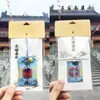 El Mismo Sachet Caligráfico y Cultural Creativo para Templos y Lugares Pintorescos, Protector Seguro y Saludable, Colgante Regalo Chinoiserie Chinoiserie, Bolsa de la Suerte para Rezar