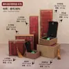 Caja de embalaje con borlas de lino vintage de poesía antigua, caja para pulseras de cuentas de Buda, caja para anillos, collares y pulseras, caja para joyas, caja para joyas