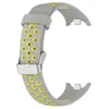 Adequado para Xiaomi Mi Band 9 10 11 Pulseira de Silicone Bicolor Mi Band8Nfc Versão Conector de Metal Pulseira Esportiva