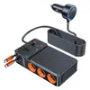 Nuevo Adaptador de Coche Extensor Multifunción 3 en 1 de Carga Rápida PD45W Cargador de Coche de Alta Potencia 289W