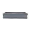 Caja para plantar verduras de balcón caja para plantar verduras de aleación de aluminio caja para plantar verduras doméstica patio maceta exterior rectangular grande