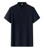 2026 Camisa Polo Antibacterial de Lyocell 10A Ropa Pura Premium Sensación Fresca Ropa de Trabajo con Diseños Impresos y Bordados Uniforme de Trabajo de Gama Alta para Verano