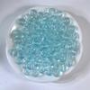 Suministro directo de fábrica cuentas redondas de vidrio transparente de 8 mm cuentas sueltas de vidrio con efecto hielo material para collar de cuerda hecho a mano DIY