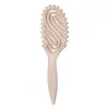 Pente Amazon com Furos para Massagem e Efeito Rebote com Cerdas de Javali, Pente para Modelar Cabelo com Volume no Topo, Pente para Modelar Cabelo Cacheado, Pente para Cachos