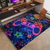 Alfombra para Habitación de E-Sports Transfronteriza de Terciopelo de Cristal Estilo Tecnología 3D Alfombra para Sala de Estar Alfombra para Suelo de Silla Giratoria de Dormitorio Alfombra Insonorizada y Resistente a Manchas