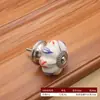Manija de Cerámica Estilo Americano de Calabaza con Diseño Artístico Vintage para Cajón, Puerta de Gabinete, Armario y Cómoda, Estilo Antiguo Pintado a Mano
