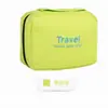 Bolsa de tocador impermeable de tela Oxford 300D estilo coreano, bolsa de almacenamiento de viaje plegable colgante para mujer, bolso de mano portátil