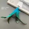 Suministros para mascotas de Amazon transfronterizos: Cabeza de repuesto para caña de pescar para gatos con pluma natural y cascabel para gatos, juguete autoentretenido para aliviar el aburrimiento