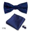 Conjunto de tres piezas de corbata y pañuelo de bolsillo para hombre, de poliéster, con estampado para banquetes, bodas, camisas, lazos y cuello con flores