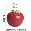 Portavelas de Cerámica Transfronterizo en Forma de Manzana con Tapa, Taza para Velas Aromáticas, Recipiente para Dulces, Tarro de Almacenamiento, Recipiente de Cera de Soja al por Mayor