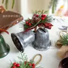 Nuevas decoraciones navideñas vintage transfronterizas, campanas, colgantes para árbol de Navidad, decoración del hogar, arreglo de ambiente