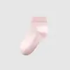 Calcetines de Malla de Color Sólido Oso Dingmi, Algodón Puro, Clase A, Absorbentes de Sudor, Transpirables, Color Liso, Antideslizantes, Suaves y Cómodos, Calcetines Cortos Unisex